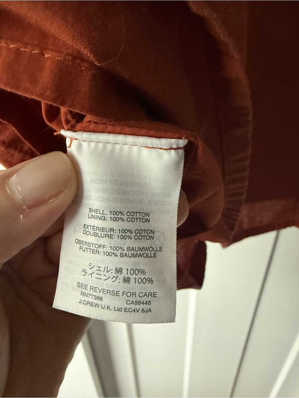 Madewell Palisade Button-Front Midi Skirt in Rusty Torch - Picture 6 of 7